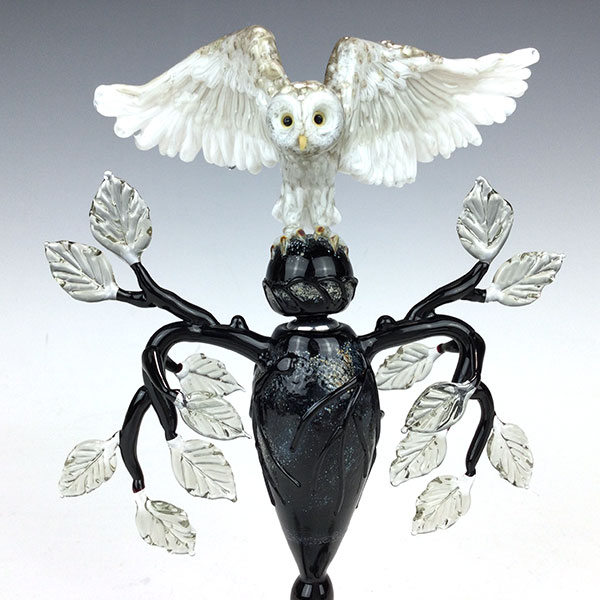 Owl Perfume Bottle by Oksana Puzhalova